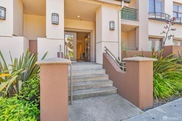 a view of front door of house