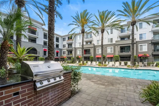 a view of a city with tall buildings