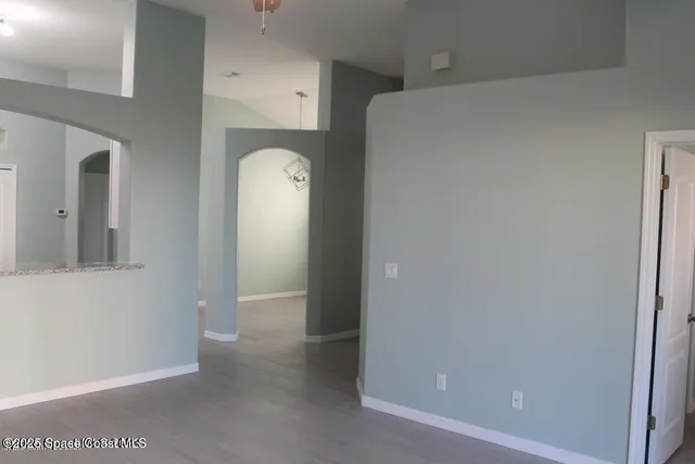 a view of a room with closet