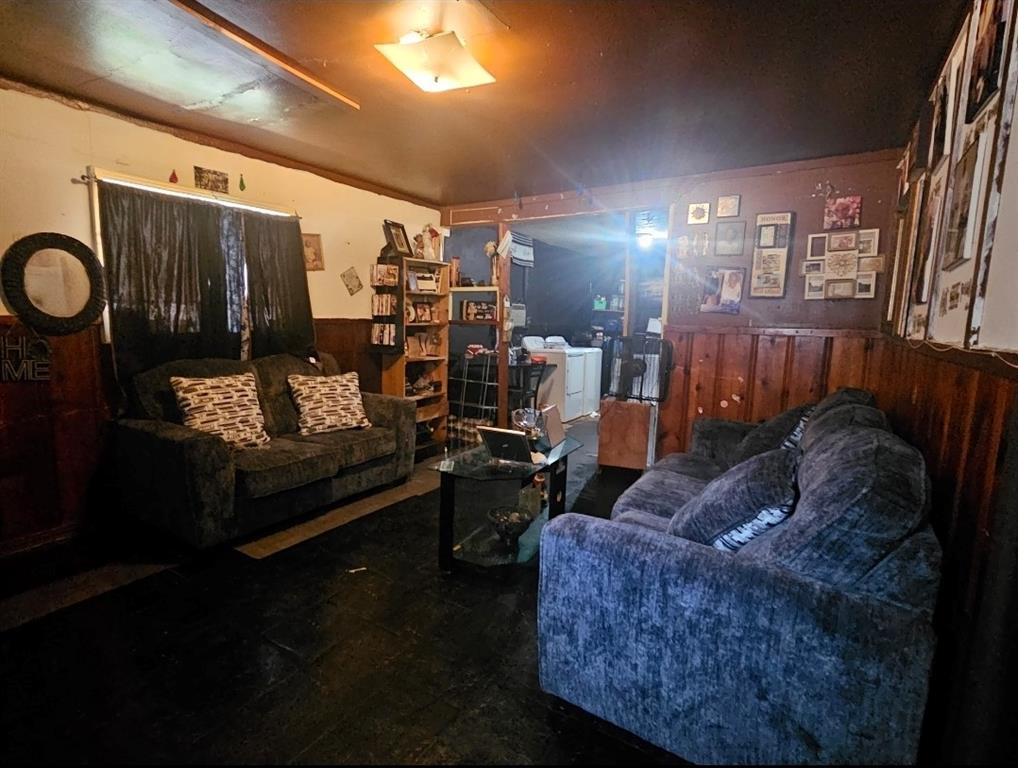 3500 Baylor Street Fort Worth, TX 76119 - Photo 4 of 16 a living room with furniture and a wooden floor