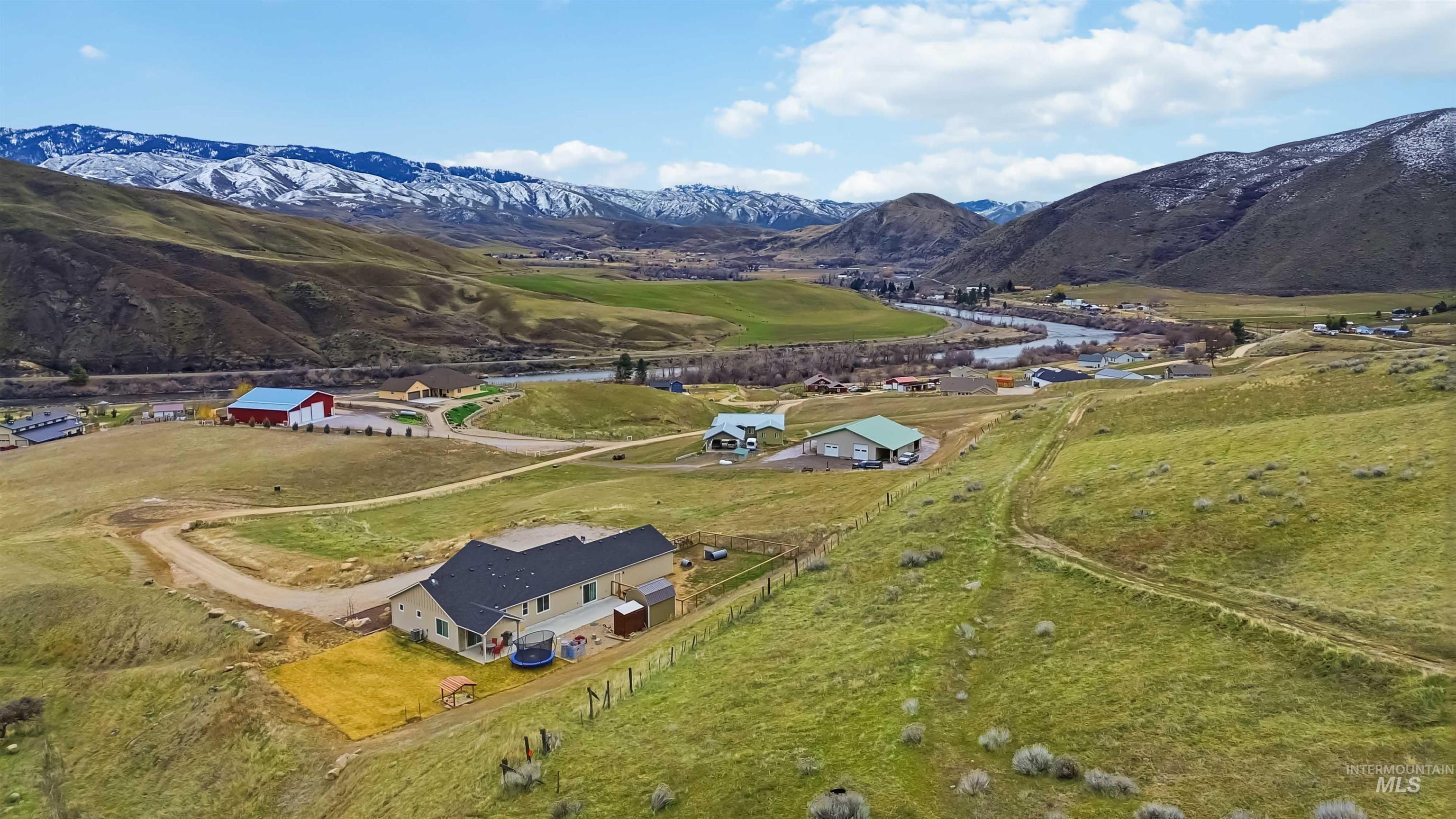 25 River Ridge Horseshoe Bend, ID 83629 - Photo 45 of 50 Aerial view of a mountainous background
