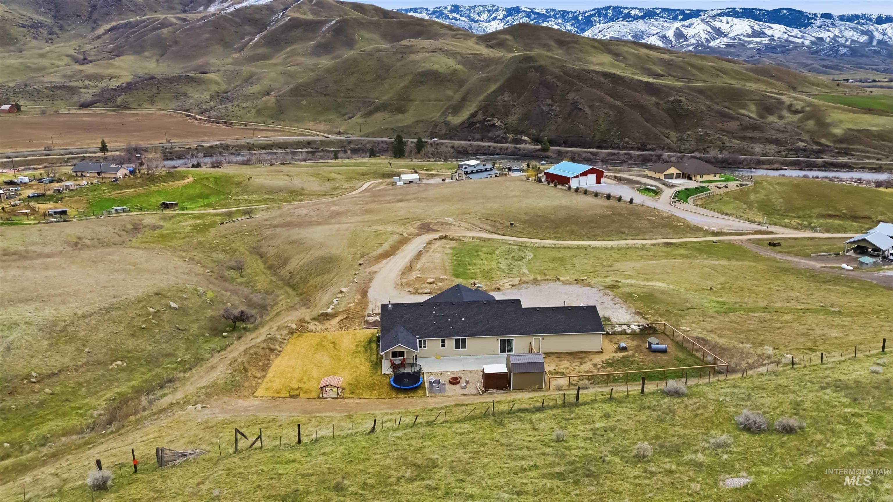 25 River Ridge Horseshoe Bend, ID 83629 - Photo 47 of 50 Overview of rural landscape with a mountainous background