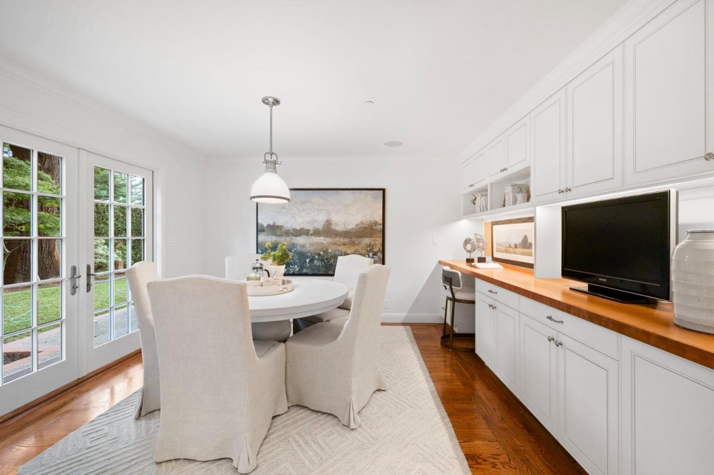 310 Ranelagh Road Hillsborough, CA 94010 - Photo 18 of 51 a view of a living room and dining room