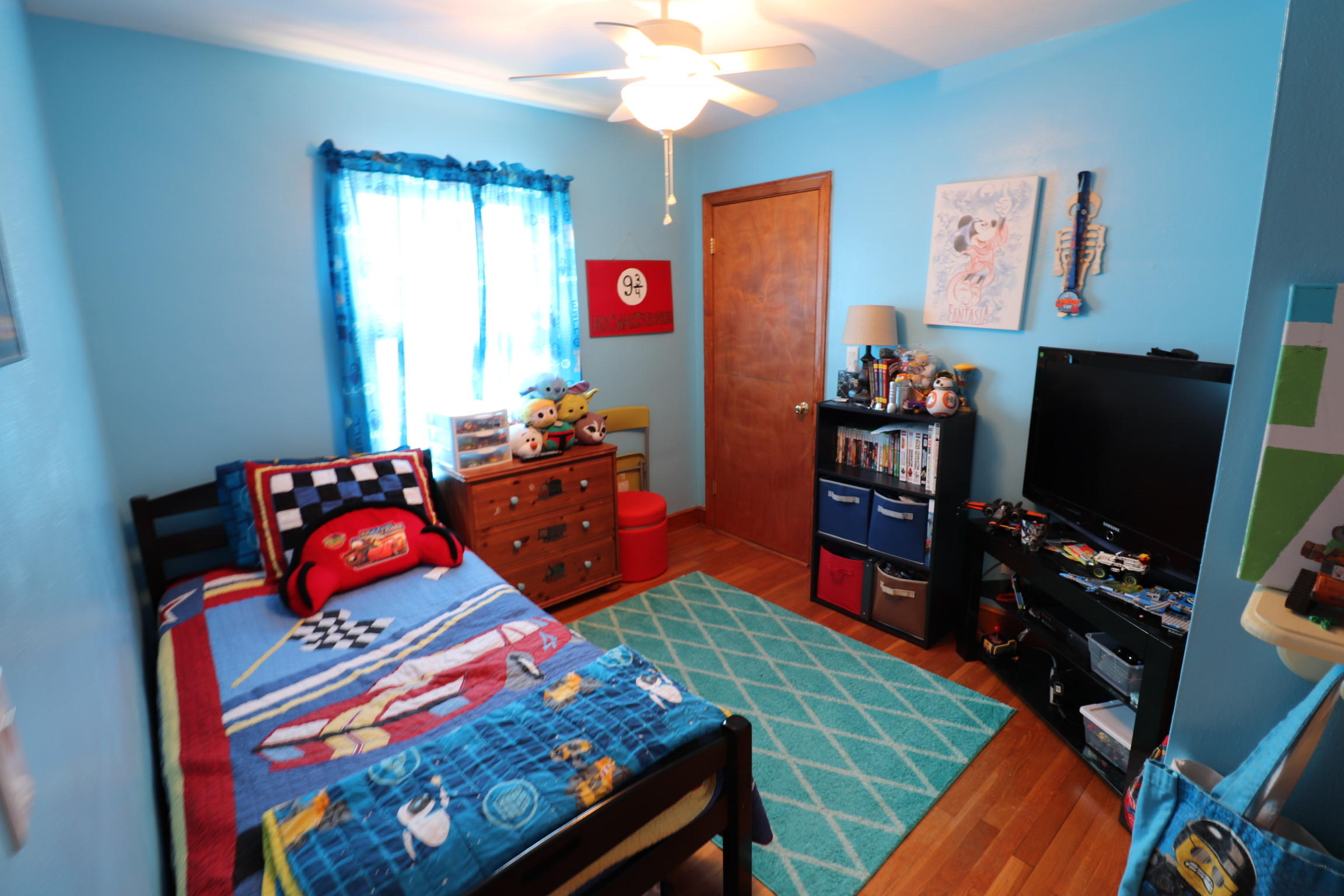 5108 Hazelridge Road Northwest Roanoke, VA 24012 - Photo 12 of 24 a bedroom with furniture and a flat screen tv