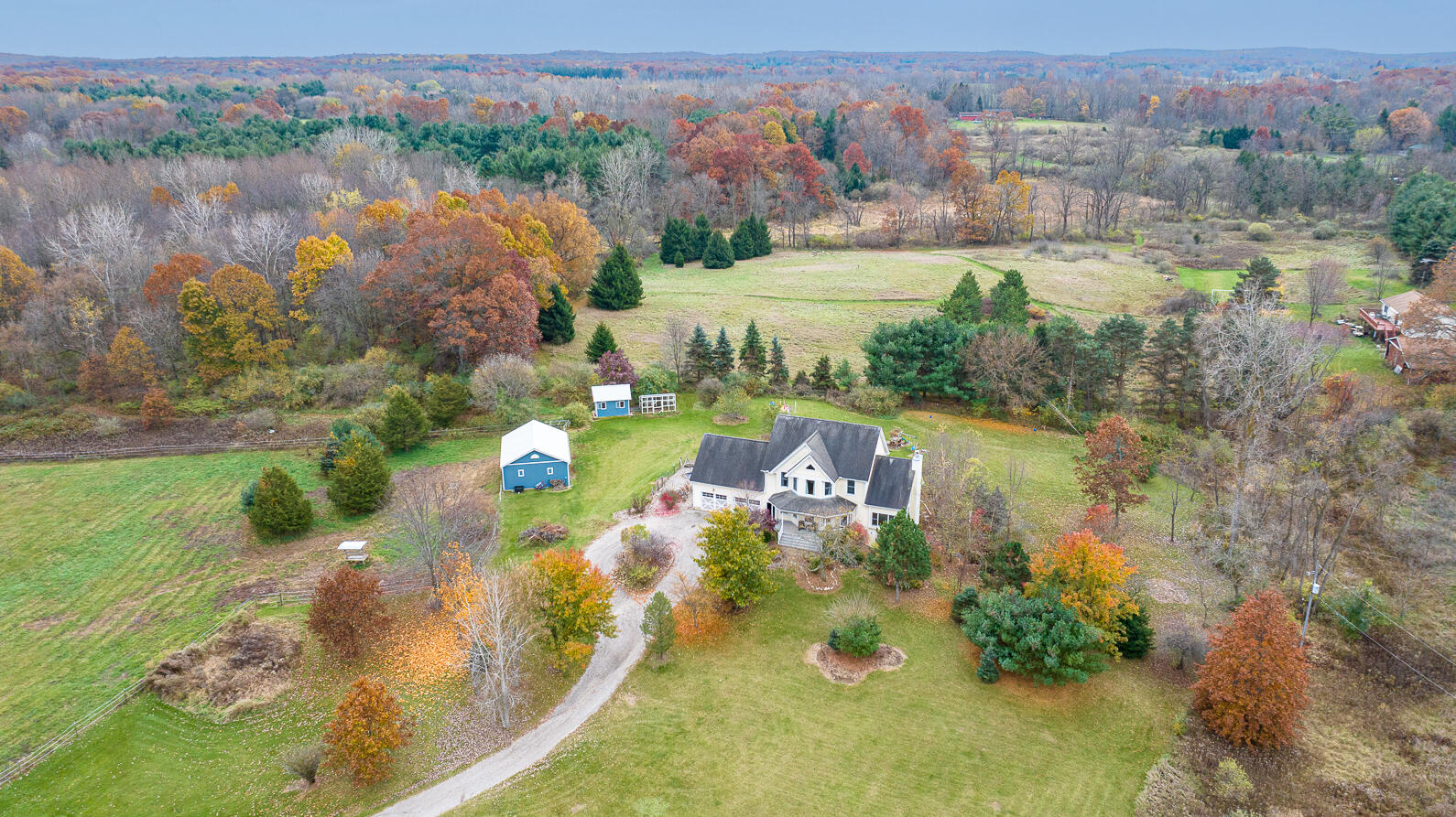 10395 Boyce Road Chelsea, MI 48118 - Photo 3 of 79 10395 Boyce Rd Chelsea MI (Aerial Photo)