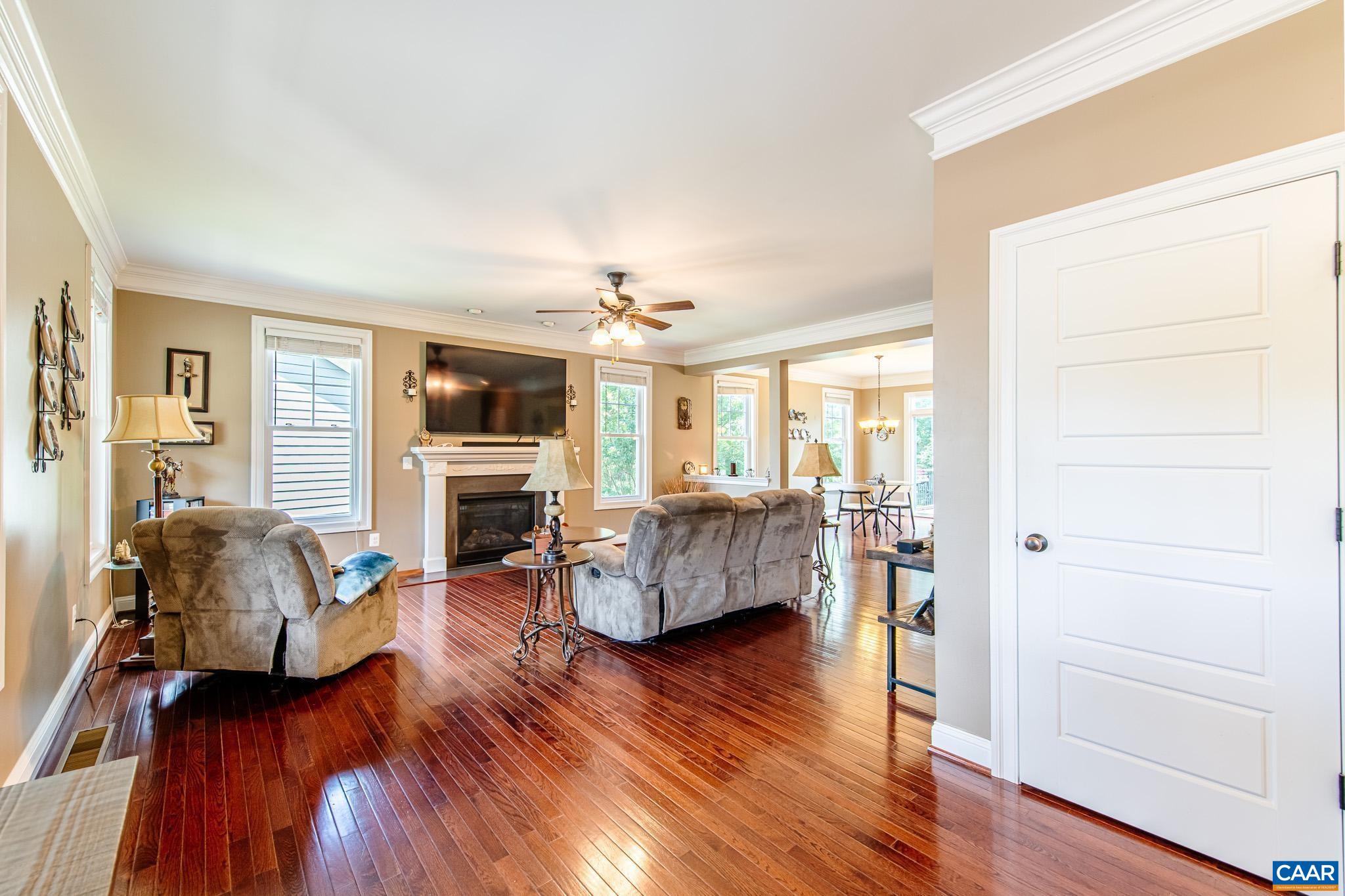 38 Timber Ridge Court Zion Crossroads, VA 22942 - Photo 20 of 72 a living room with furniture and a fireplace