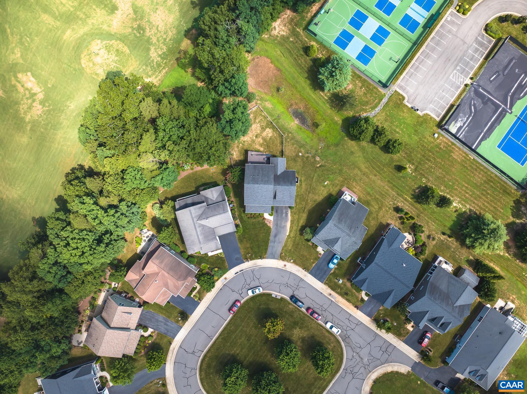 38 Timber Ridge Court Zion Crossroads, VA 22942 - Photo 56 of 72 an aerial view of a house with a swimming pool