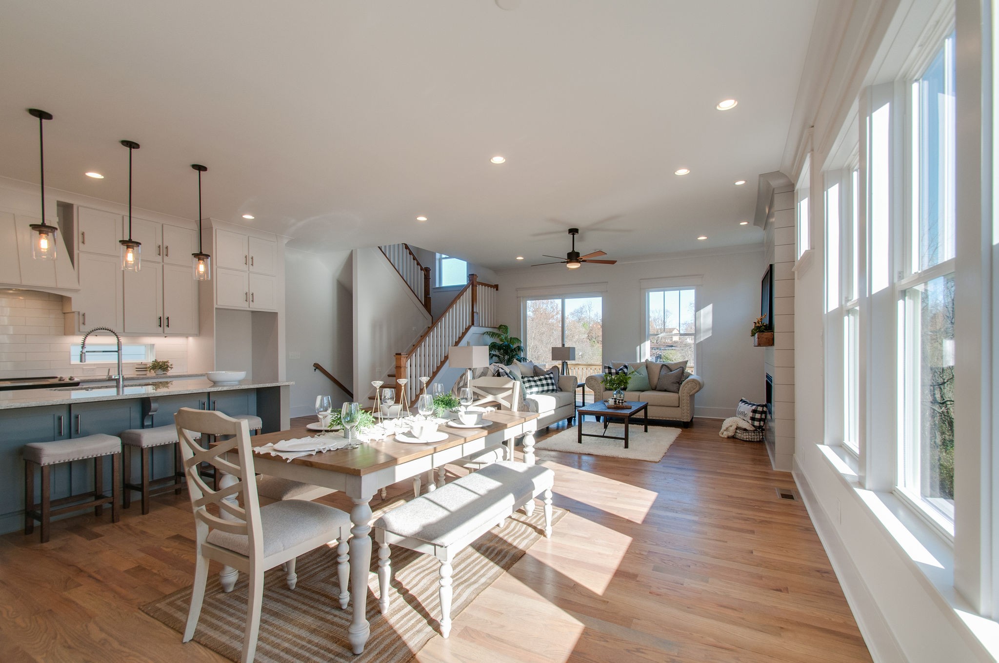 929 Mitchell Road Nashville, TN 37206 - Photo 5 of 48 a view of a dining room with furniture window and wooden floor