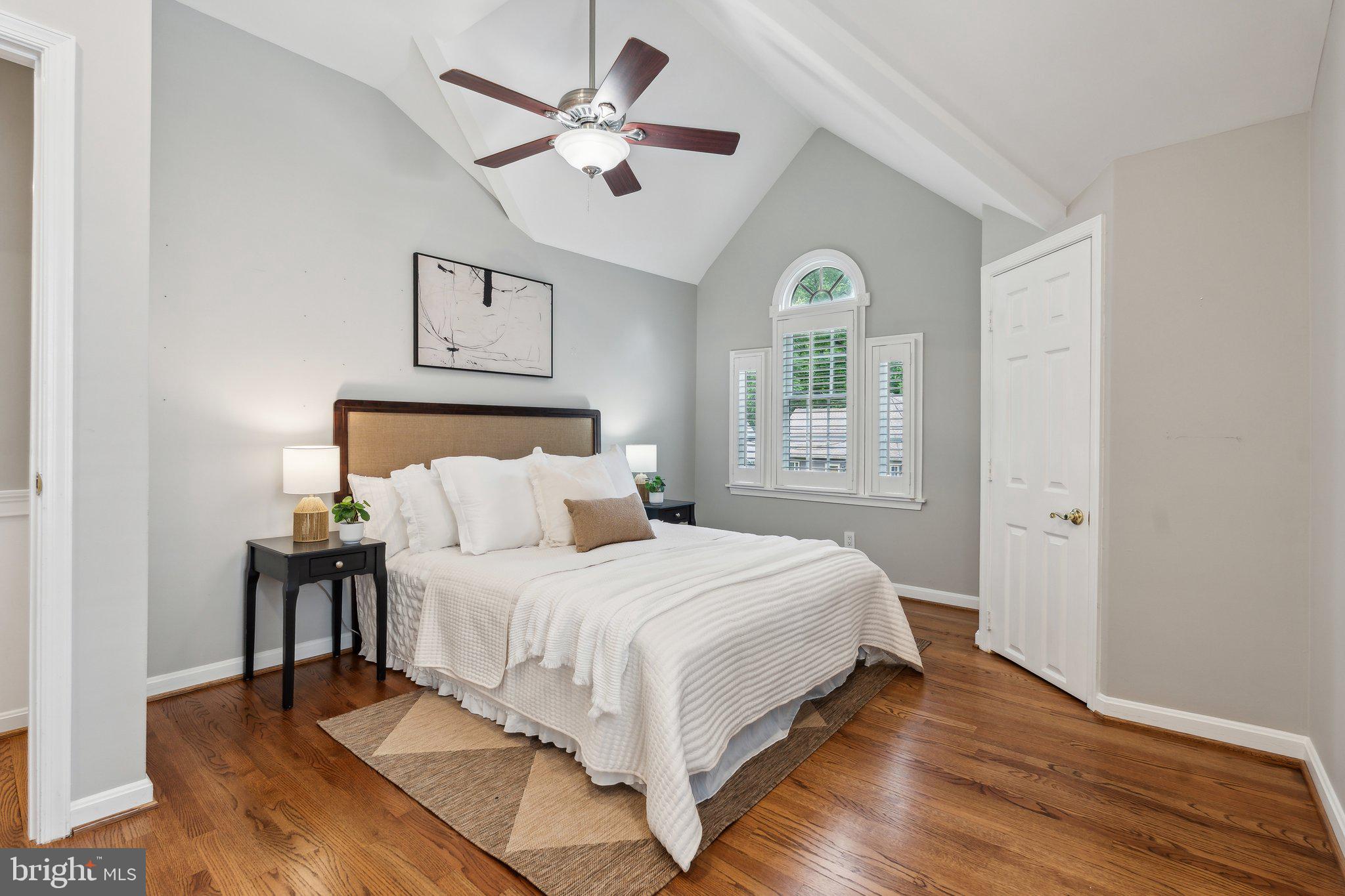 703 Roxboro Road Rockville, MD 20850 - Photo 40 of 55 a bedroom with a large bed and a window