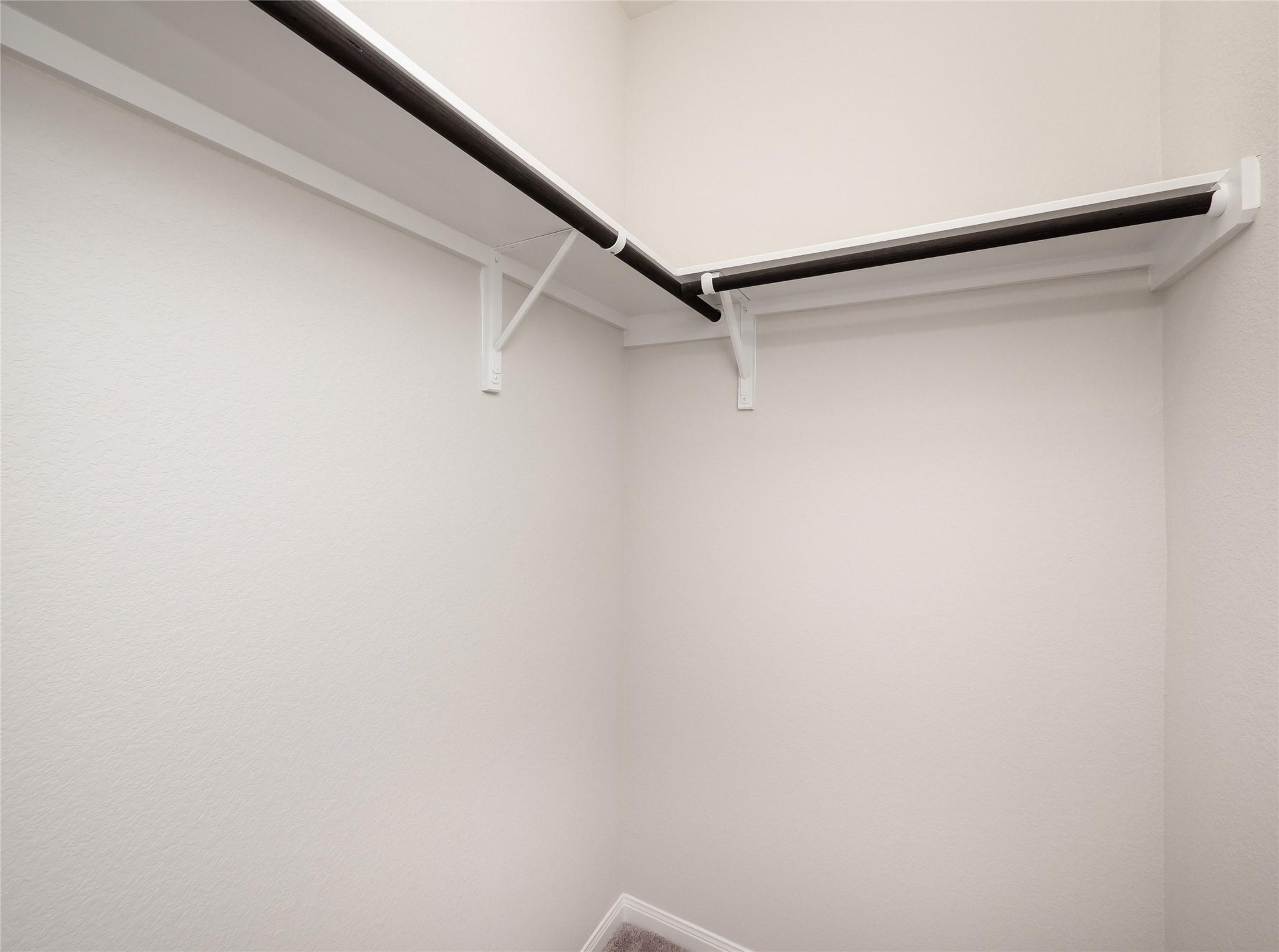 181 Soldier Street Kyle, TX 78640 - Photo 23 of 37 a view of walk in closet with empty racks