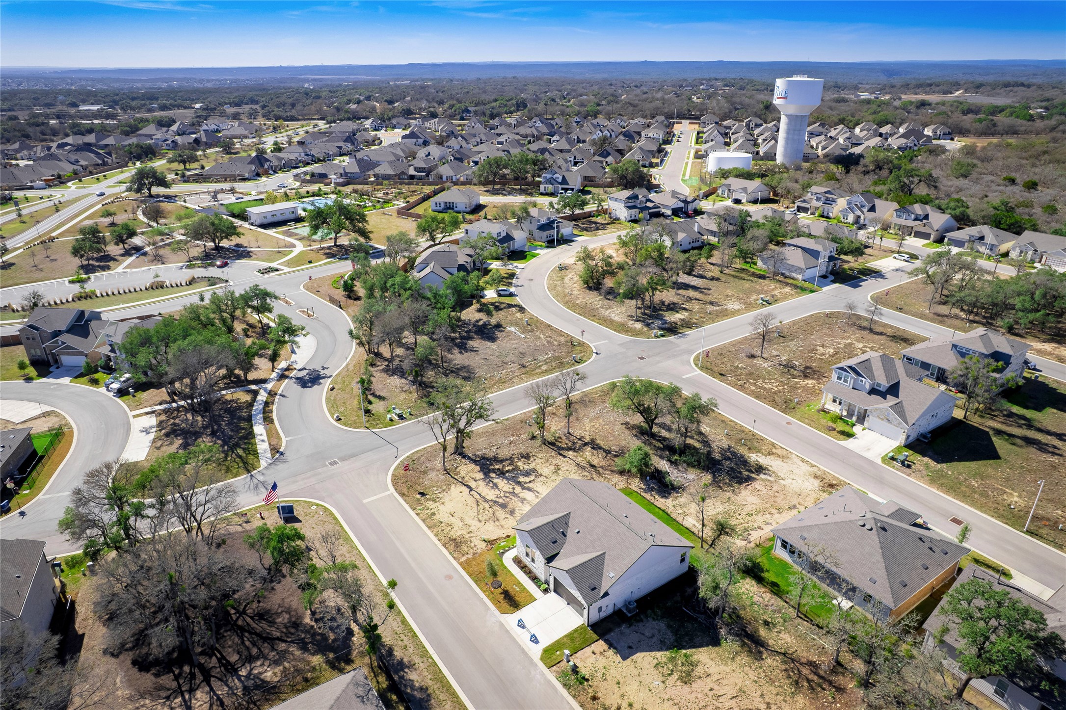 181 Soldier Street Kyle, TX 78640 - Photo 30 of 37 an aerial view of a city