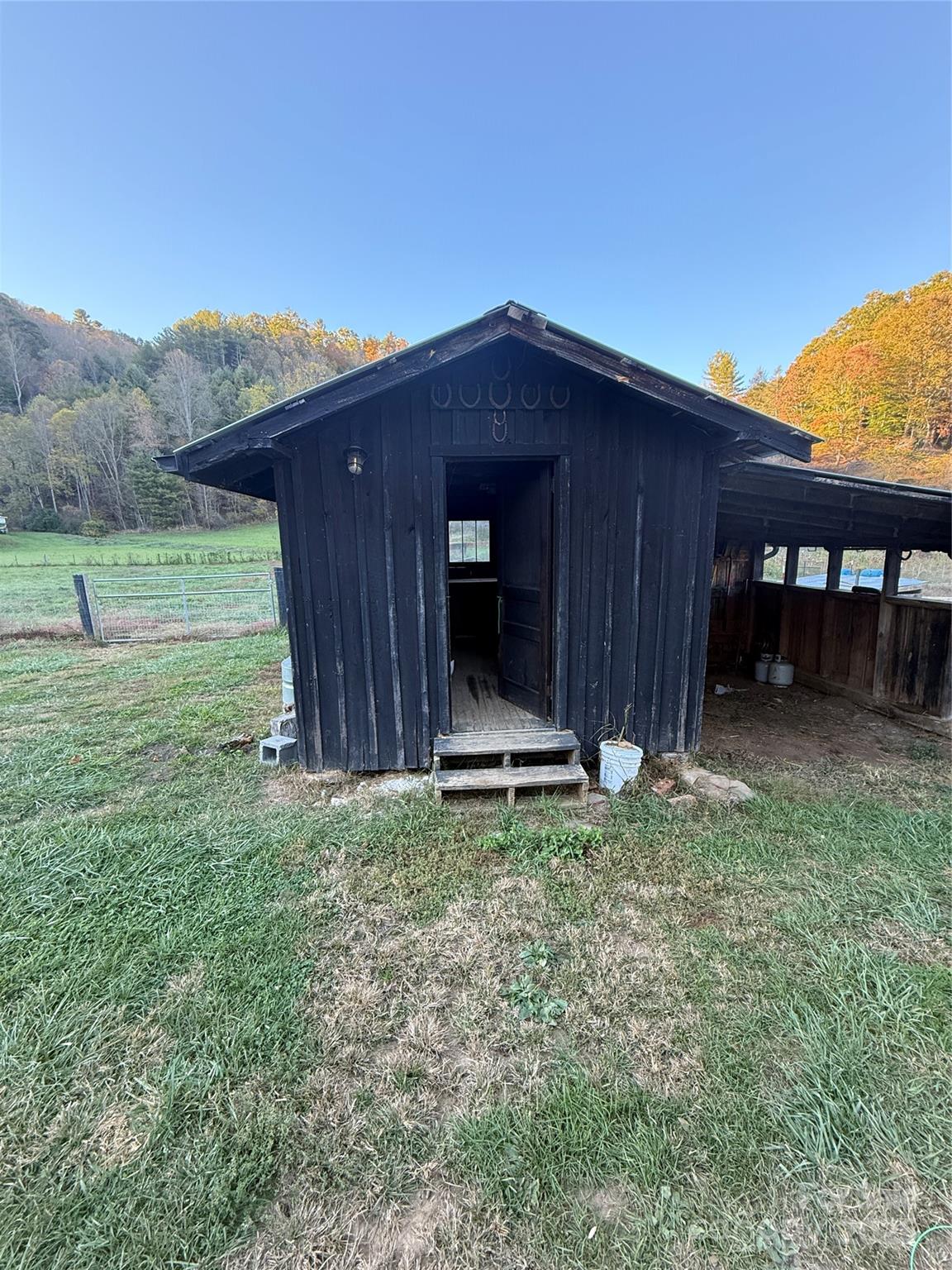 718 Bald Mountain Road Burnsville, NC 28714 - Photo 28 of 37 a view of a backyard