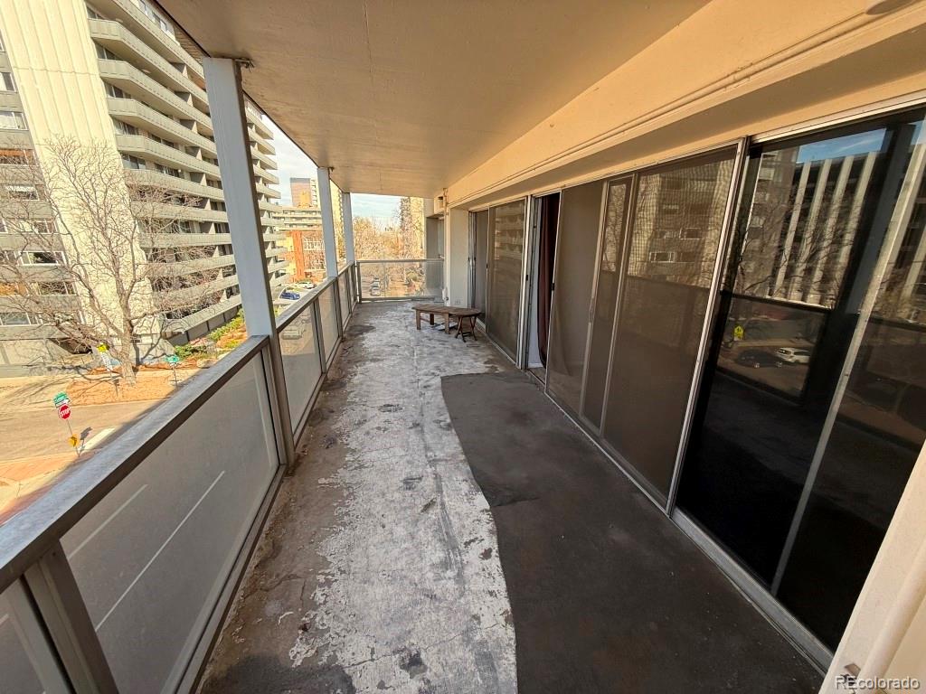888 Logan Street, Unit 5H Denver, CO 80203 - Photo 16 of 25 a view of balcony