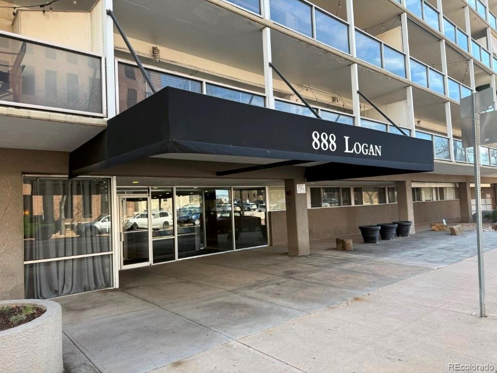 888 Logan Street, Unit 5H Denver, CO 80203 - Photo 2 of 25 a view of a building with a large window