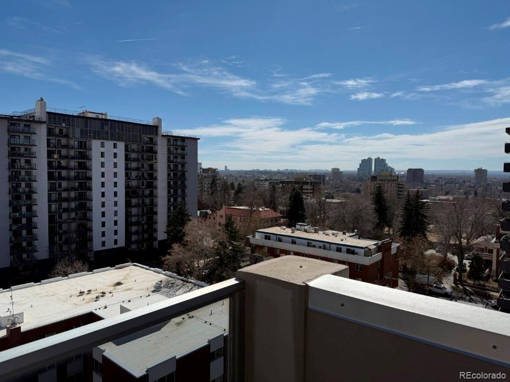 888 Logan Street, Unit 5H Denver, CO 80203 - Photo 24 of 25 a view of a balcony with an outdoor space