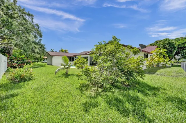 a view of outdoor space and yard