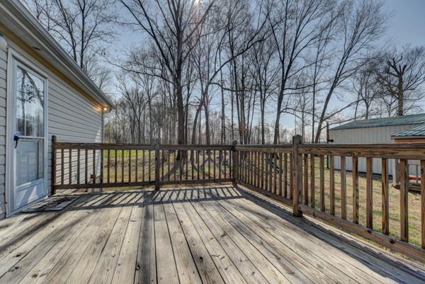 4339 South Garrett Road Springfield, TN 37172 - Photo 19 of 28 a view of a wooden deck
