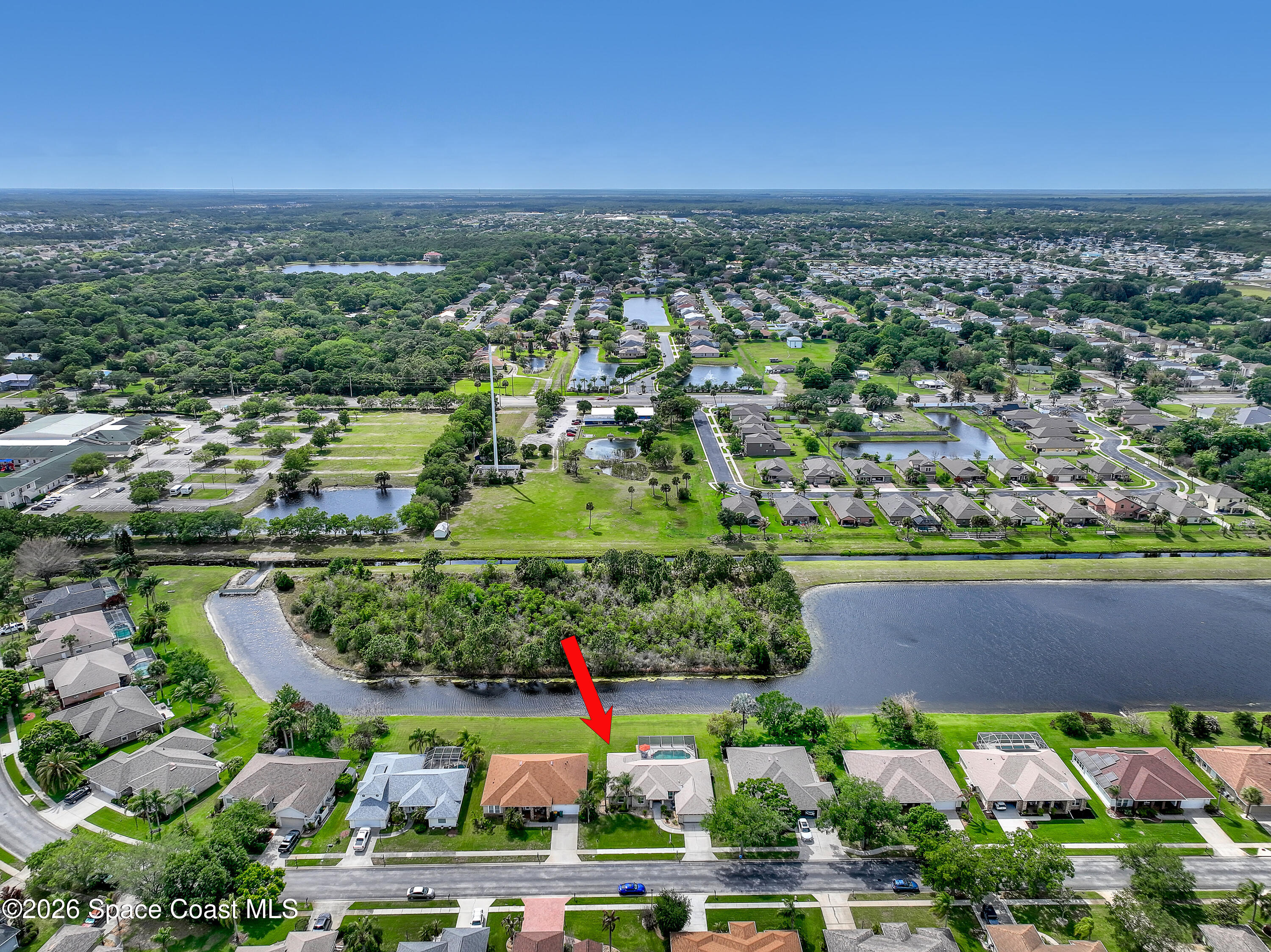 3120 Forest Creek Drive Melbourne, FL 32901 - Photo 53 of 59 an aerial view of a