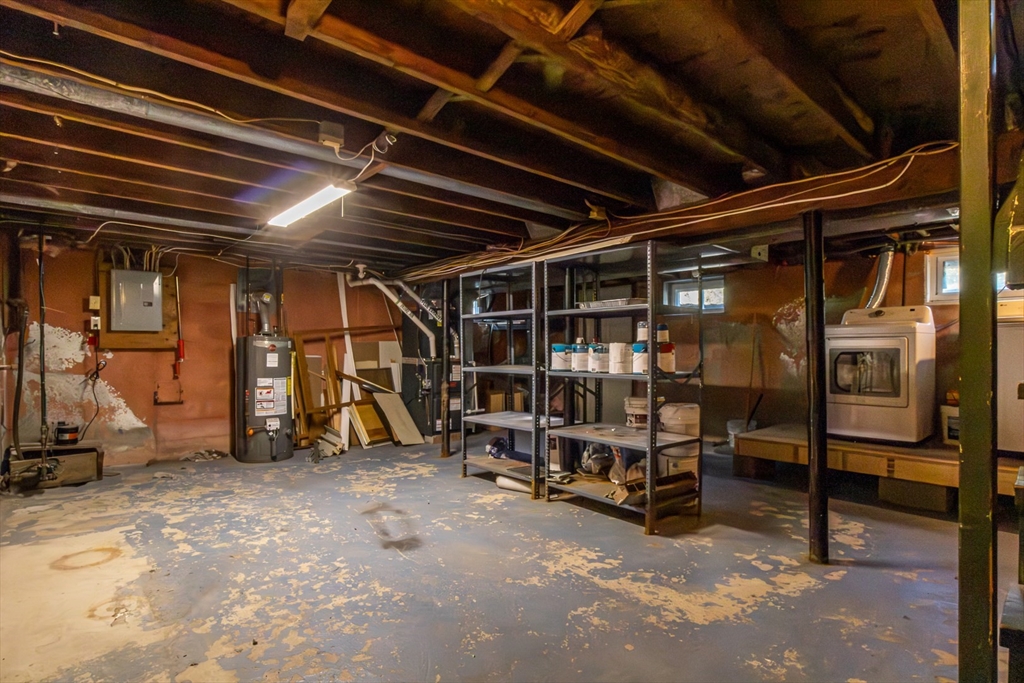 196 Center Street Groveland, MA 01834 - Photo 32 of 32 a view of an empty room with wooden roof