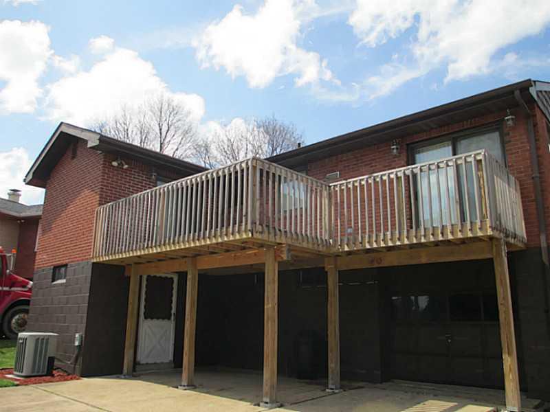 1317 Jefferson Heights Road Pittsburgh, PA 15235 - Photo 11 of 12 Patio/Deck. Back deck with access from dining room and master bedroom