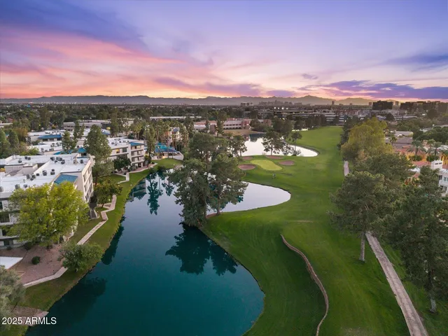 a view of city and lake
