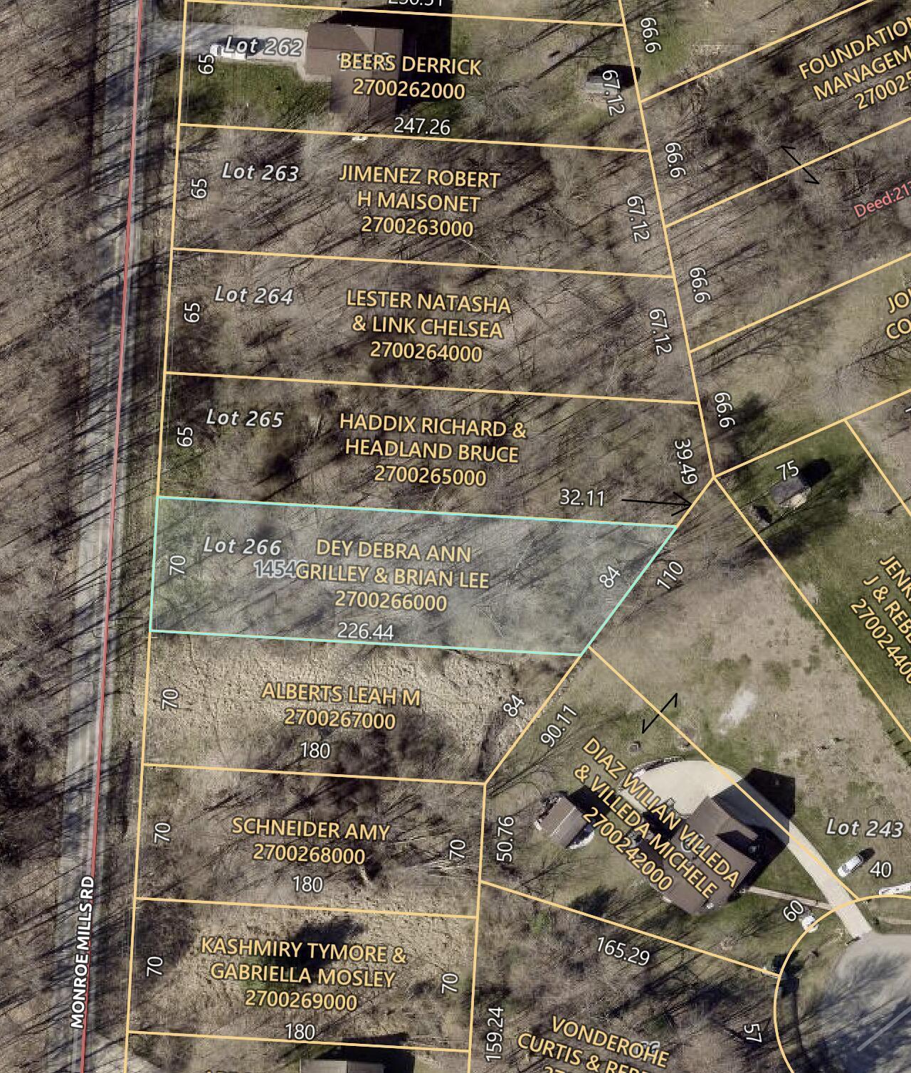 0 Monroe Mills Road Howard, OH 43028 - Photo 2 of 2 Parcel Map