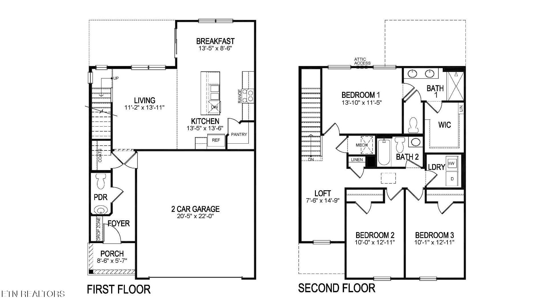 310 Neals Landing Road Knoxville, TN 37924 - Photo 2 of 2 Craig Tradition floor plan