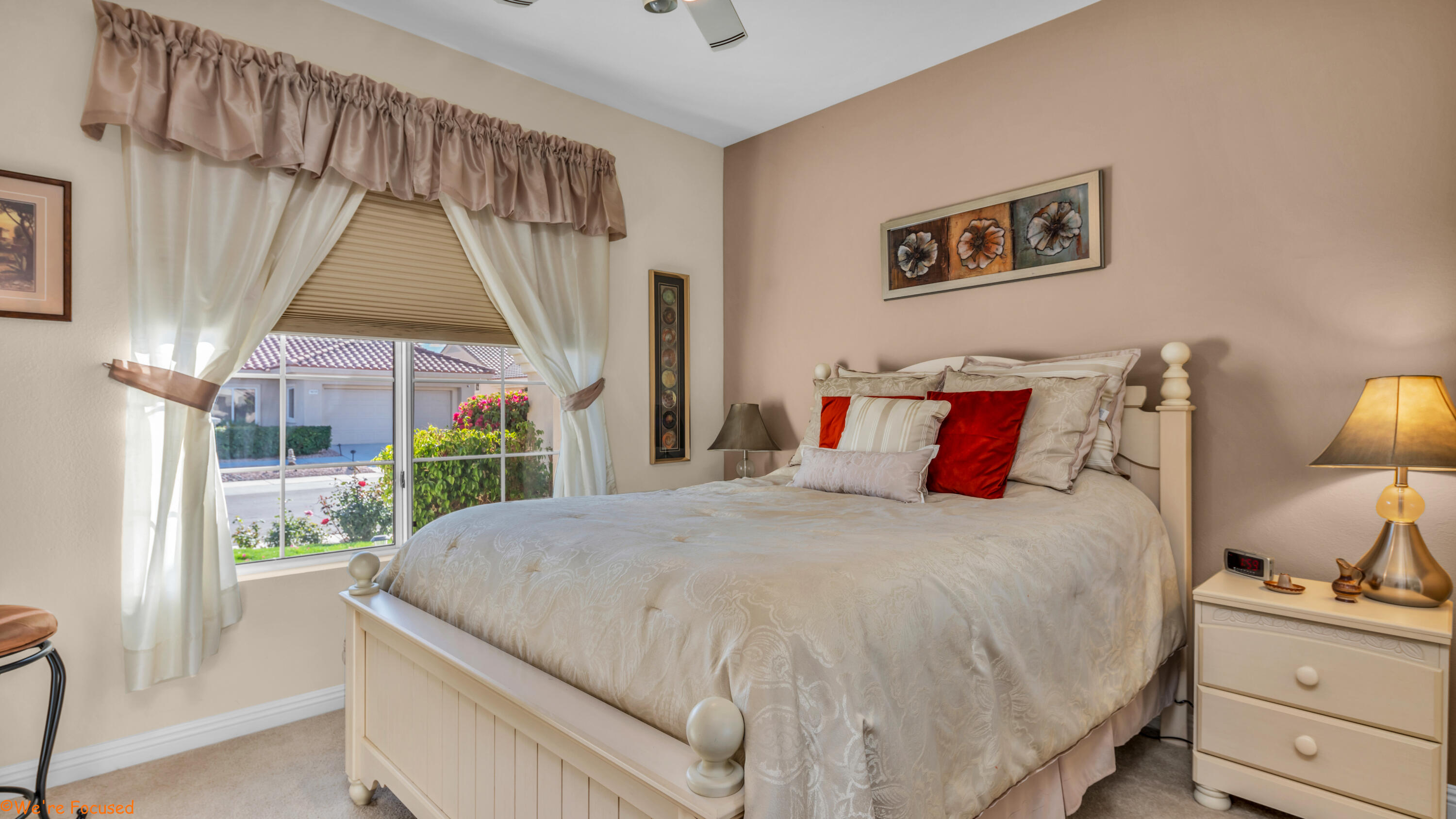 78326 Moongold Road Palm Desert, CA 92211 - Photo 21 of 33 a bedroom with a bed and a window