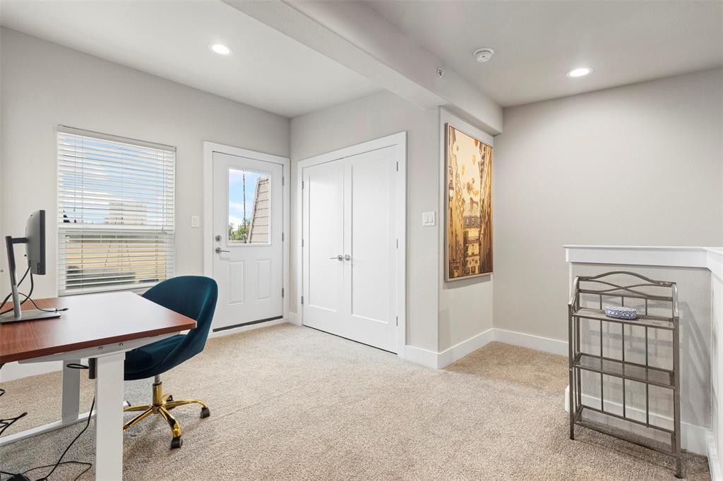 4906 Live Oak Street, Unit 7 Dallas, TX 75206 - Photo 13 of 18 a workspace with furniture and window