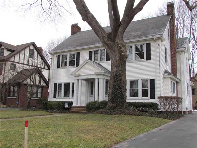 582 Claybourne Road Brighton, NY 14618 - Photo 1 of 1 Exterior Front ~ A Hallmark Card House ~ White Ce