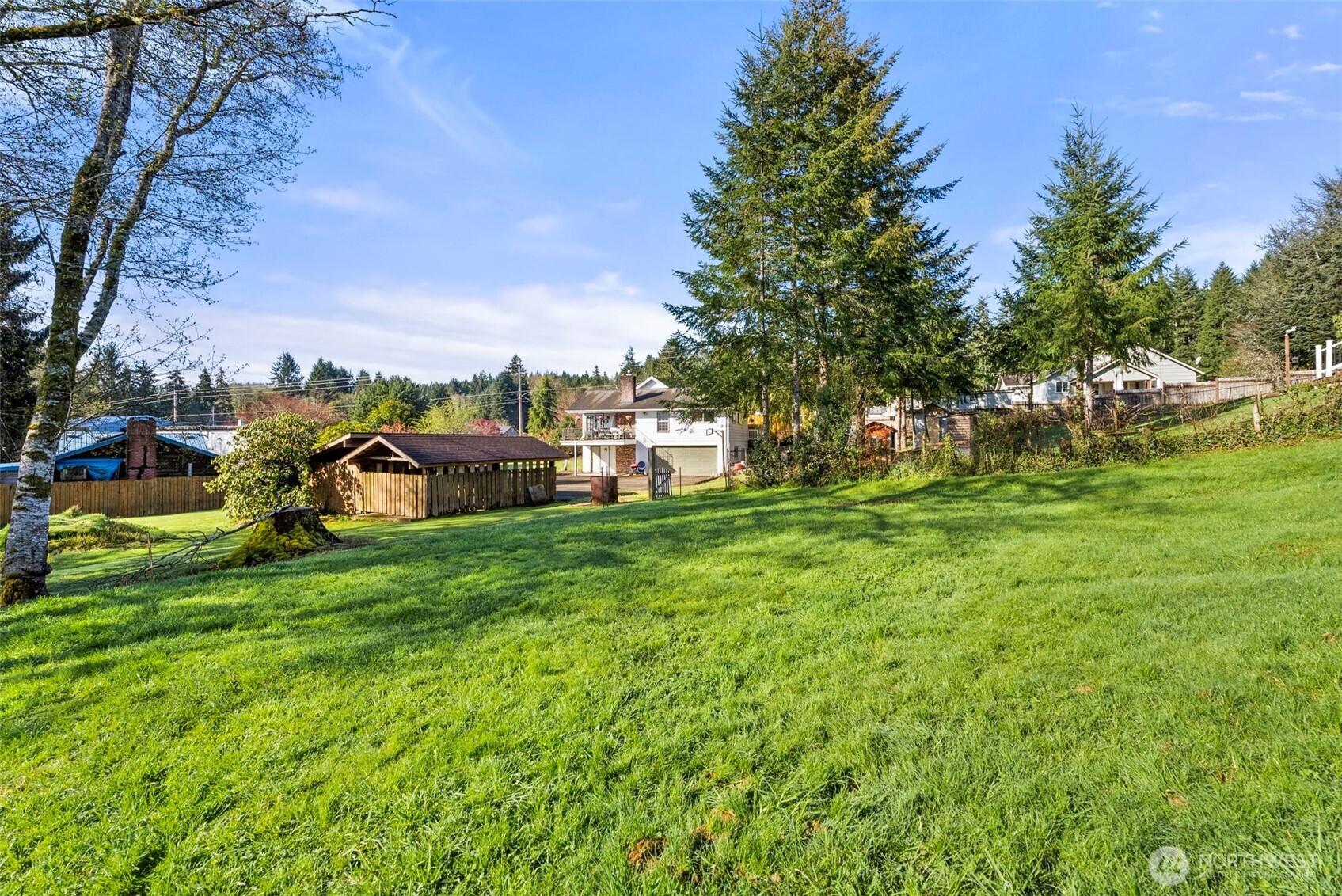 3306 Romane Road Raymond, WA 98577 - Photo 24 of 25 a view of a park with large trees