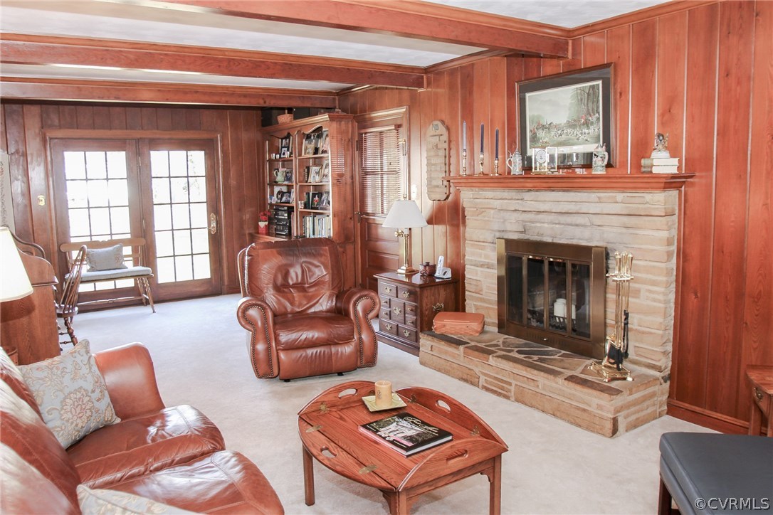 3620 Falstone Road North Chesterfield, VA 23234 - Photo 15 of 42 a living room with furniture and a fireplace