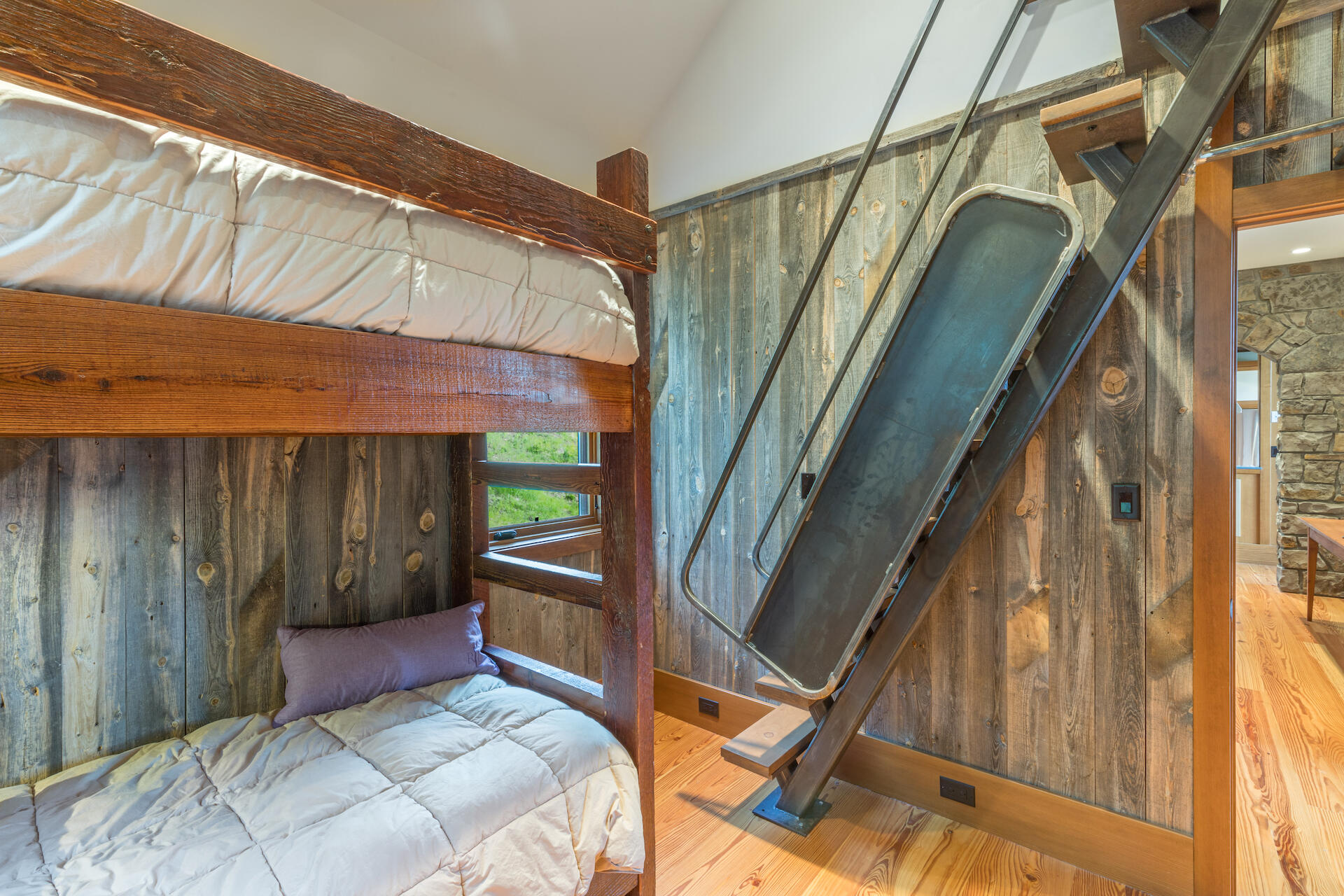 2737 Little Cone Ranch Road Placerville, CO 81430 - Photo 33 of 57 a bedroom with a bed and a mirror