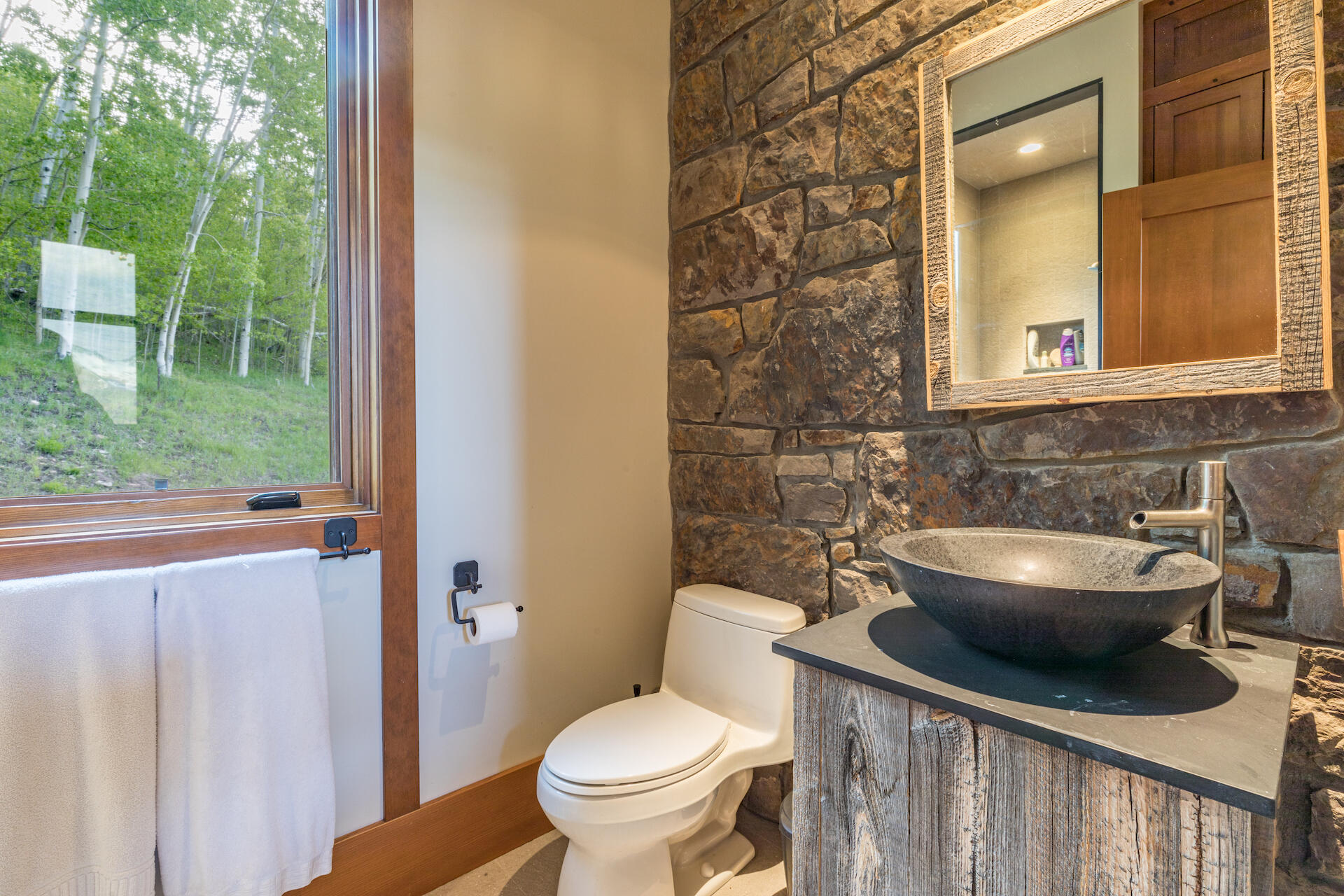 2737 Little Cone Ranch Road Placerville, CO 81430 - Photo 36 of 57 a bathroom with a toilet and a sink