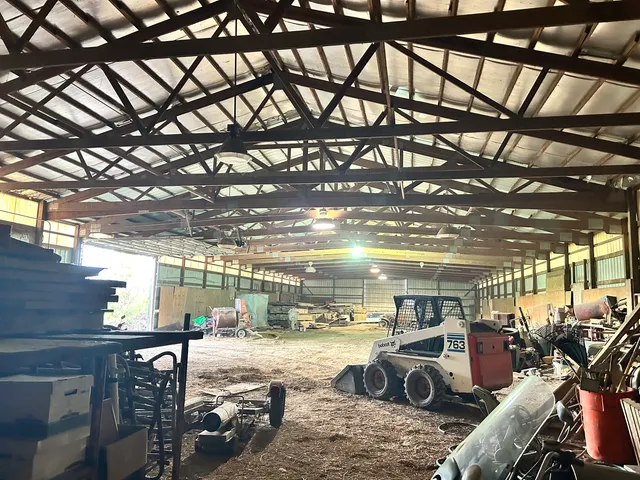a view of a hallway with a white walls