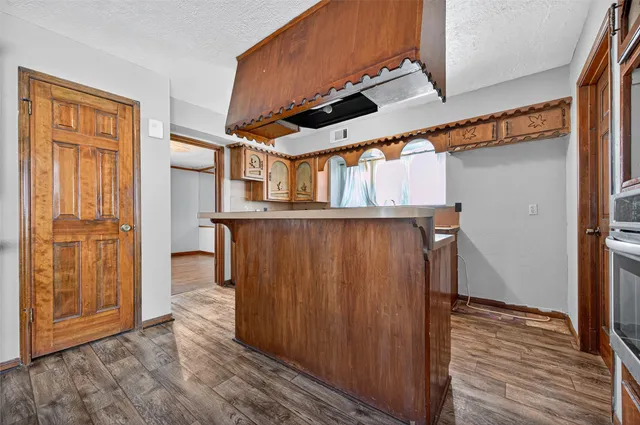 wooden floor in an empty room