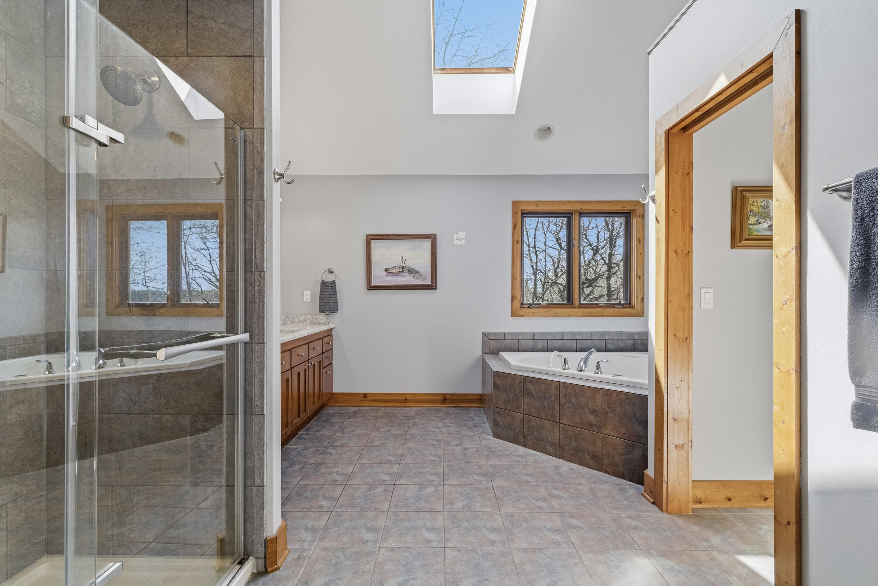 6635 Deerpath Road Lyons, WI 53147 - Photo 20 of 32 Primary en suite bath with jetted tub