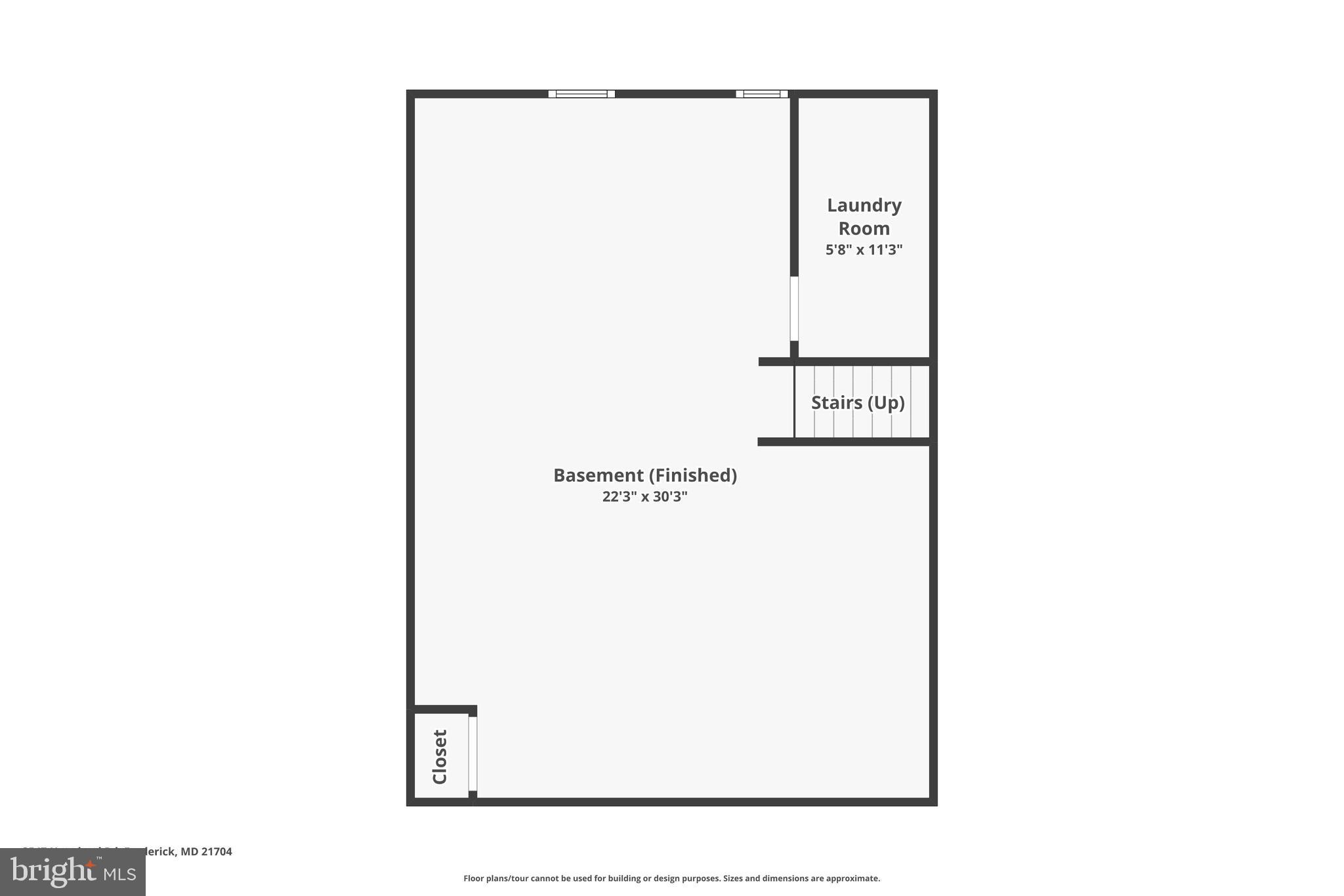 3547 Hopeland Road Frederick, MD 21704 - Photo 39 of 40 Basement Floor Plan