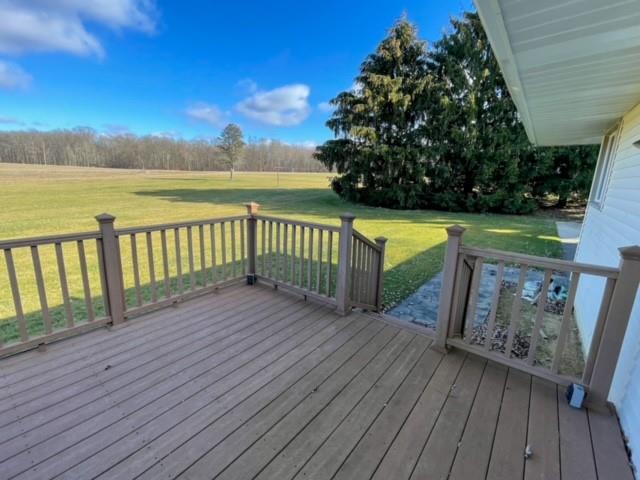 8243 Lamor Road Mercer, PA 16137 - Photo 25 of 25 a view of balcony with wooden floor and fence