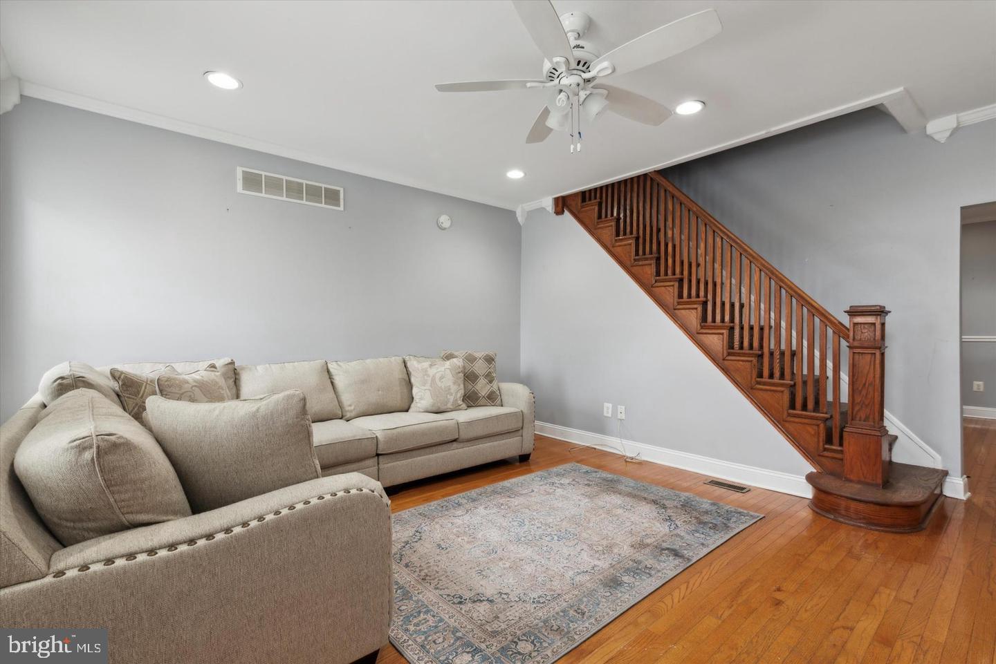 116 Dawson Street Philadelphia, PA 19127 - Photo 2 of 14 Inviting space with elegant staircase.