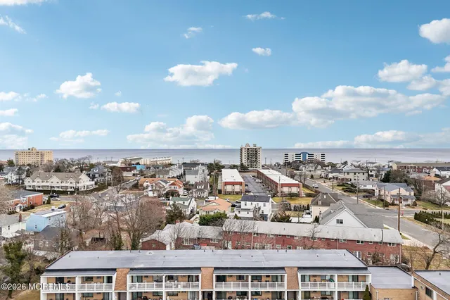 an aerial view of city