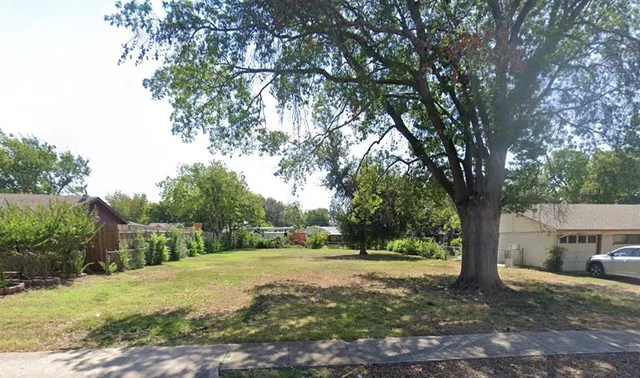 a view of outdoor space with garden