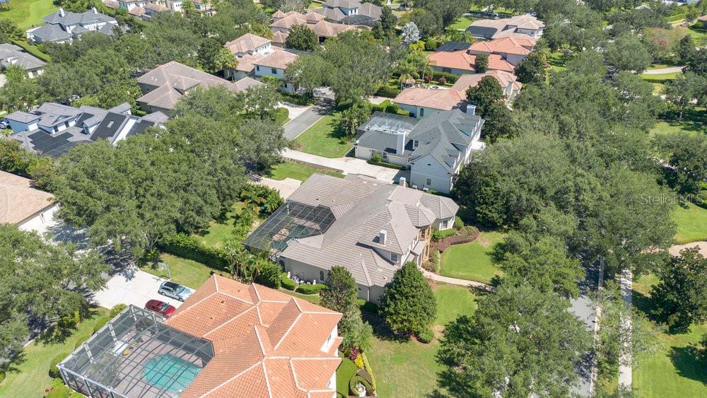 9204 Tibet Pointe Circle Windermere, FL 34786 - Photo 59 of 72 an aerial view of a house with a yard
