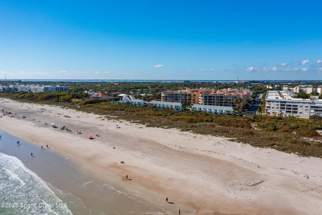 a view of an ocean beach