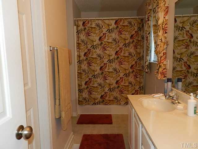 174 Roping Horn Way Willow Spring, NC 27592 - Photo 9 of 15 a bathroom with a shower and a sink