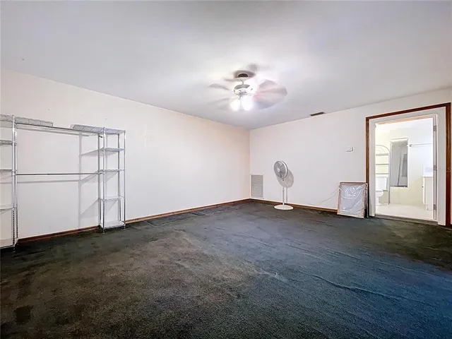 a view of storage and utility room