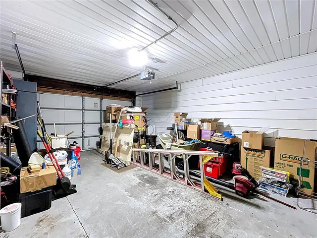 a front view of a house with a rug