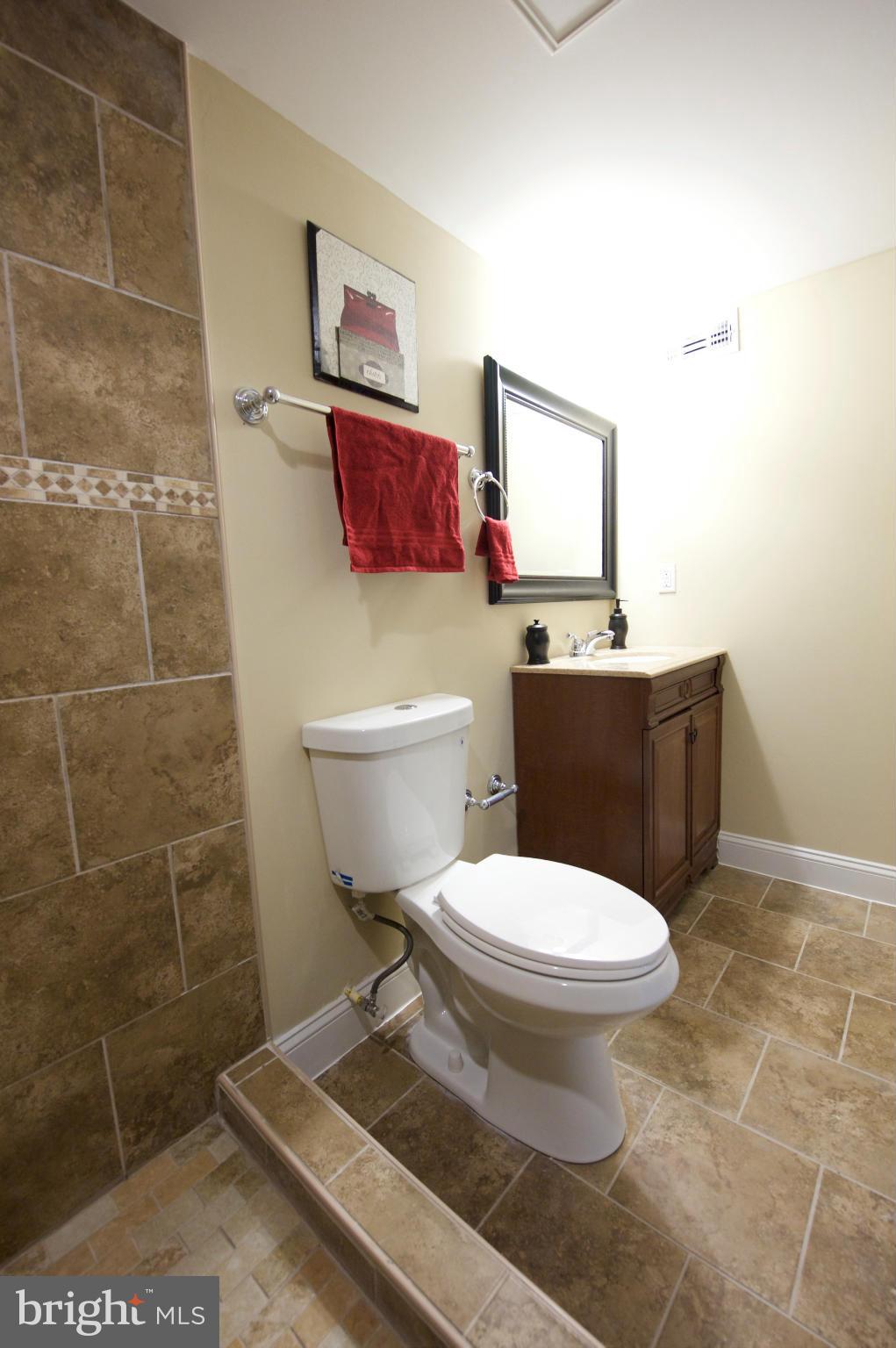 3823 Offutt Road Randallstown, MD 21133 - Photo 18 of 25 Full bathroom in basement!