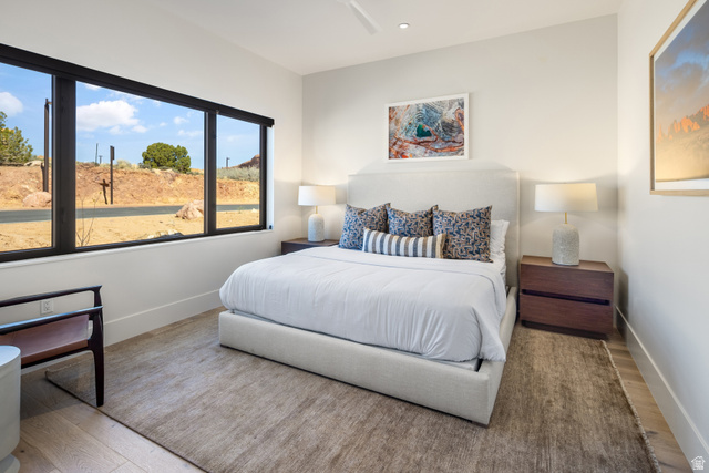 214 Lionsback Loop, Unit 37 Moab, UT 84532 - Photo 14 of 21 Bright interior with large black-framed window offering expansive outdoor views