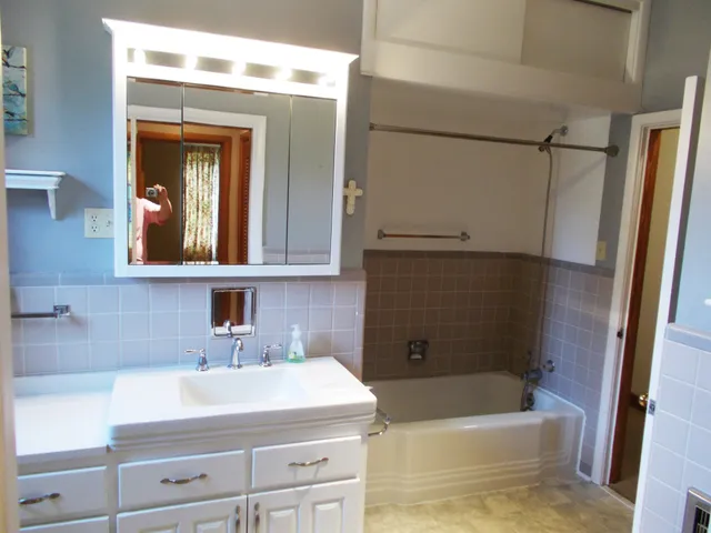 a view of outdoor space with seating area